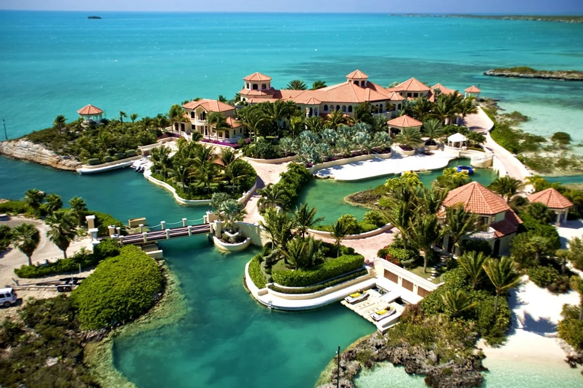 Вилла на острове Овериондер Кей Багамские острова США. Картинка