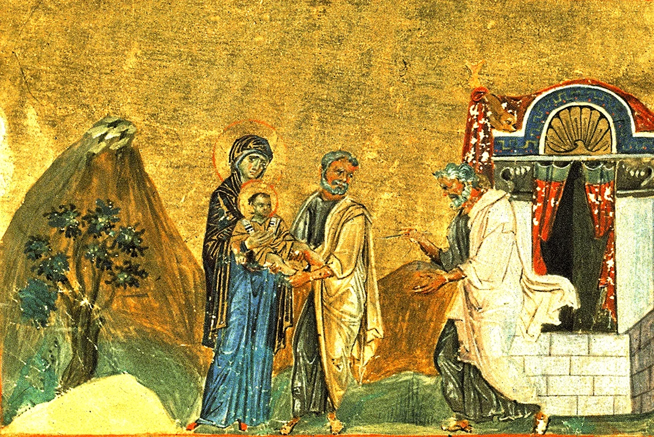 Византийский минологий Василия II. Поздравление