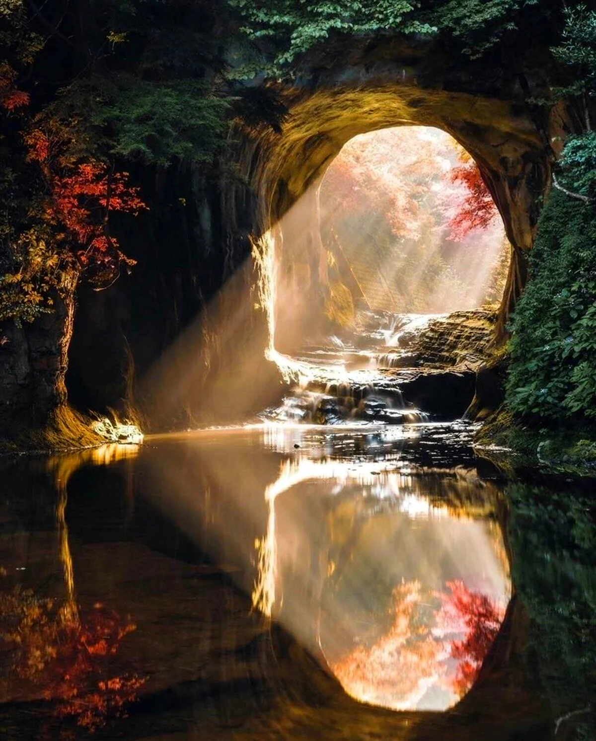 Водопад Номидзо Япония.. Красивая картинка