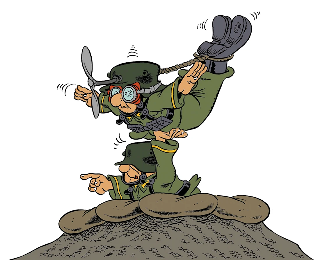Военные карикатуры. Анекдот в картинке