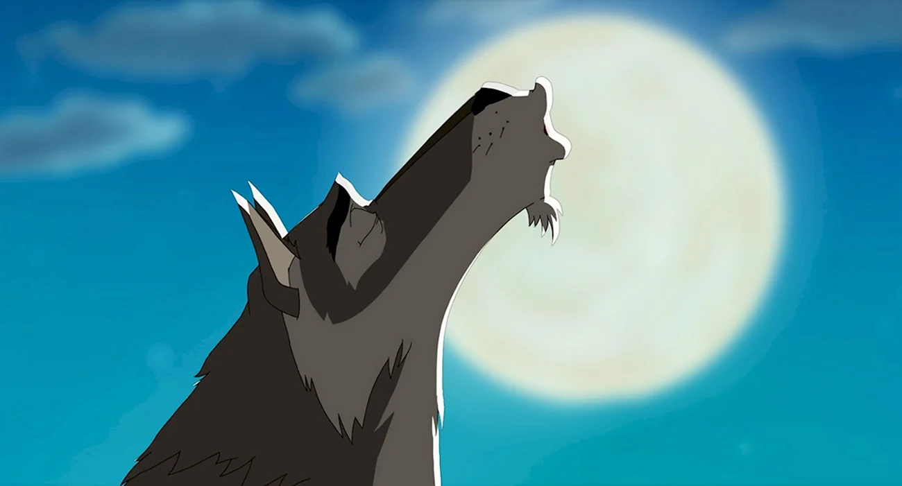 Волк из Иван Царевич и серый волк. Картинка из мультфильма