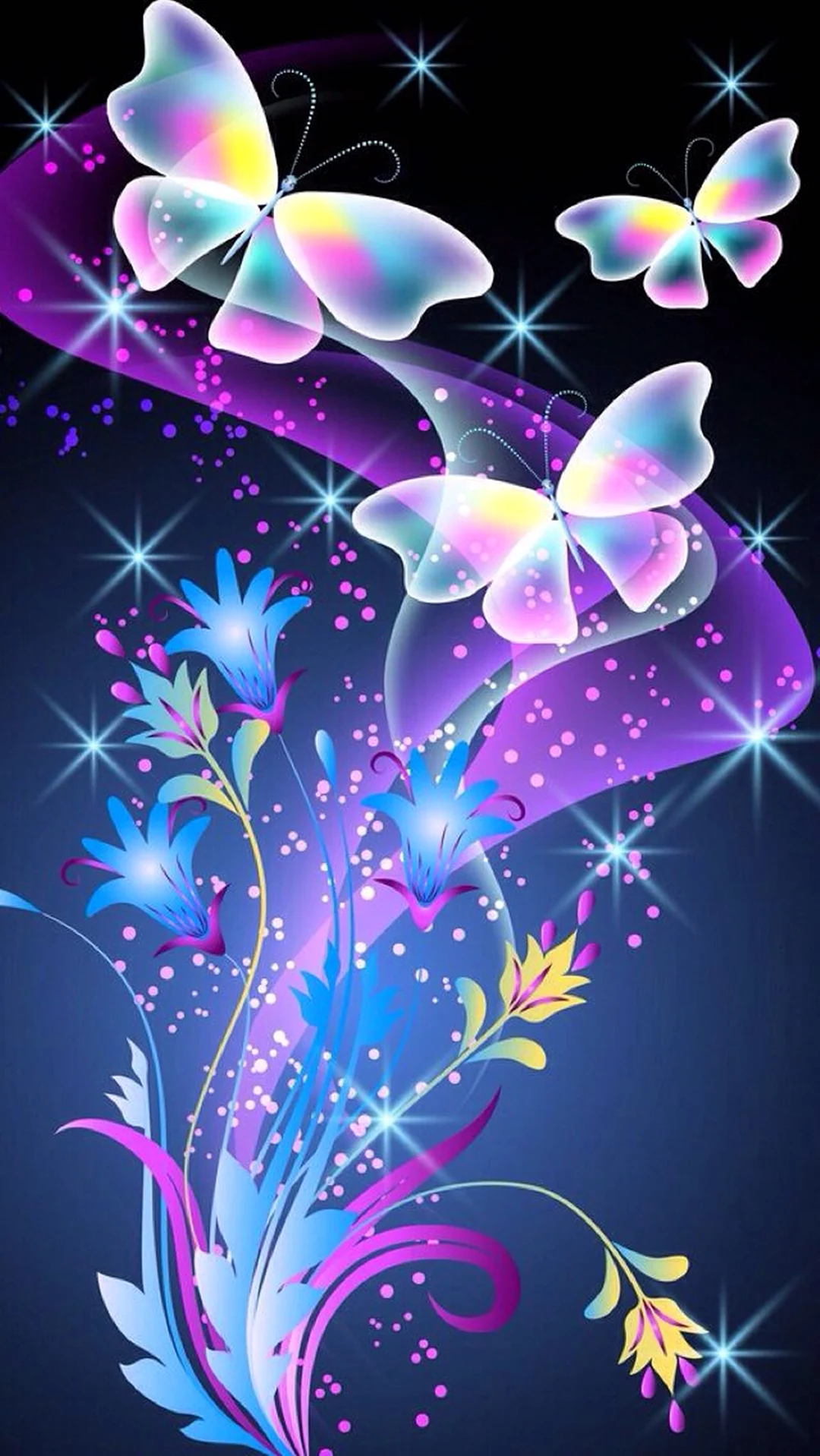 Волшебные бабочки. Красивая картинка