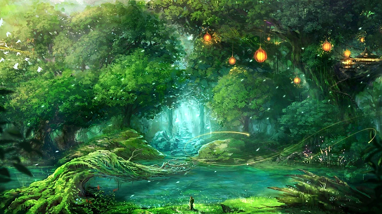 Волшебный лес. Красивая картинка