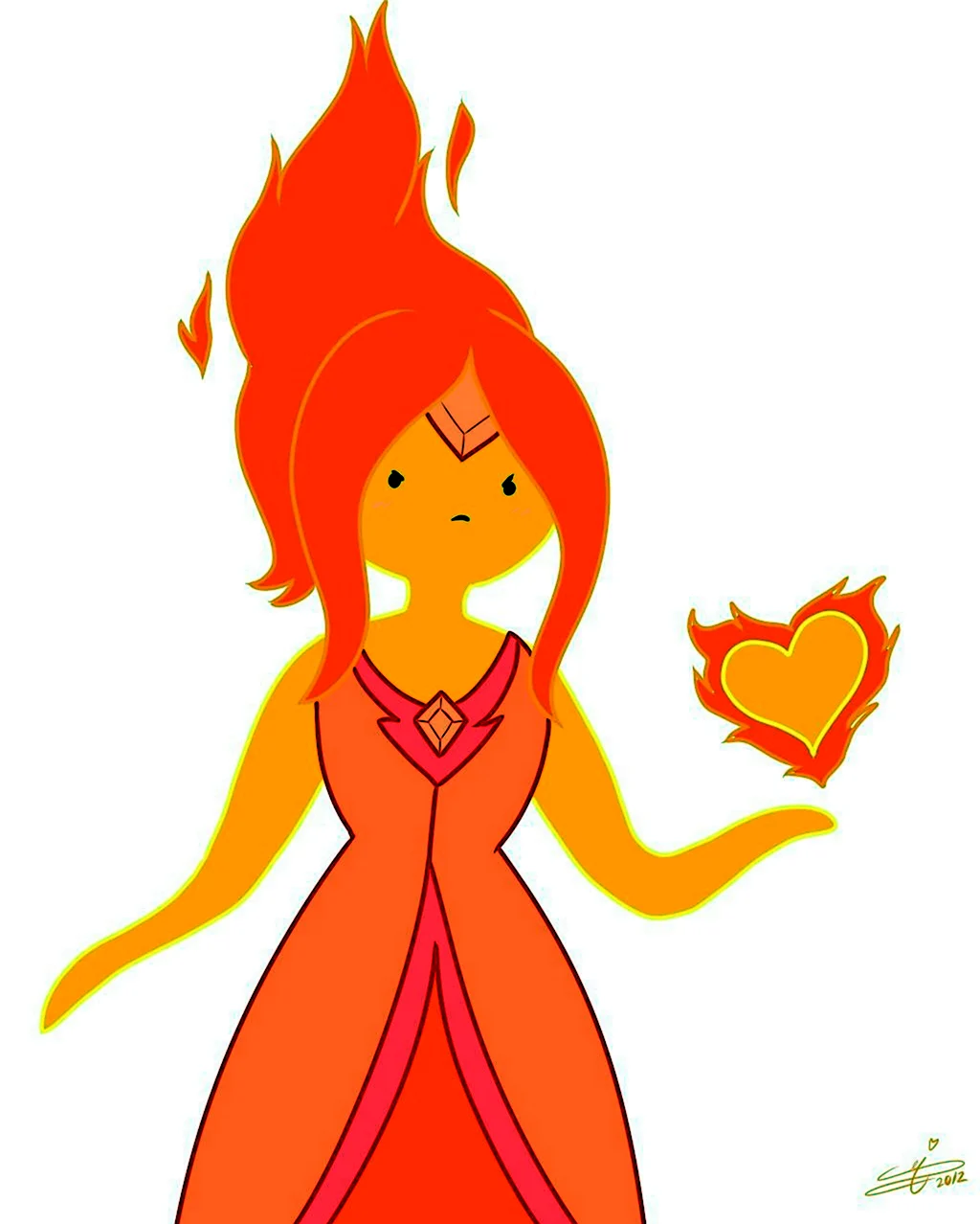Время приключений Огненная принцесса. Картинка из мультфильма