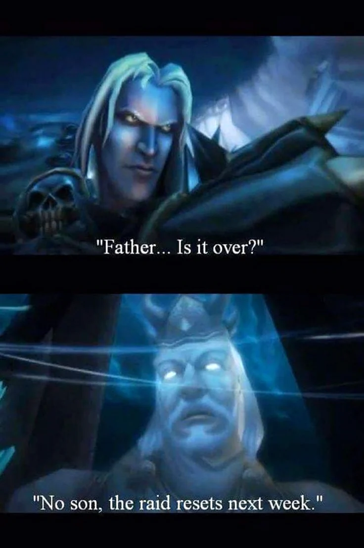 Warcraft Артас за моего отца. Мем