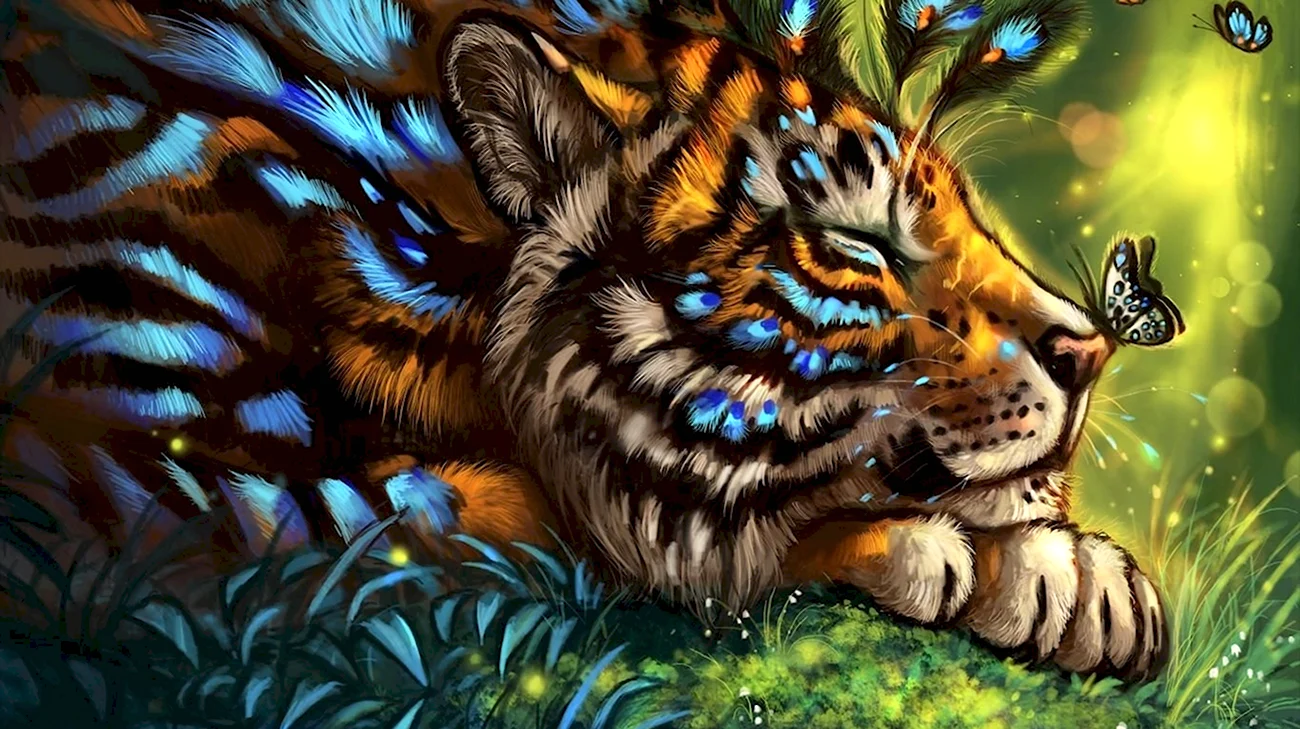 WILDCRAFT тигр арт. Красивая картинка