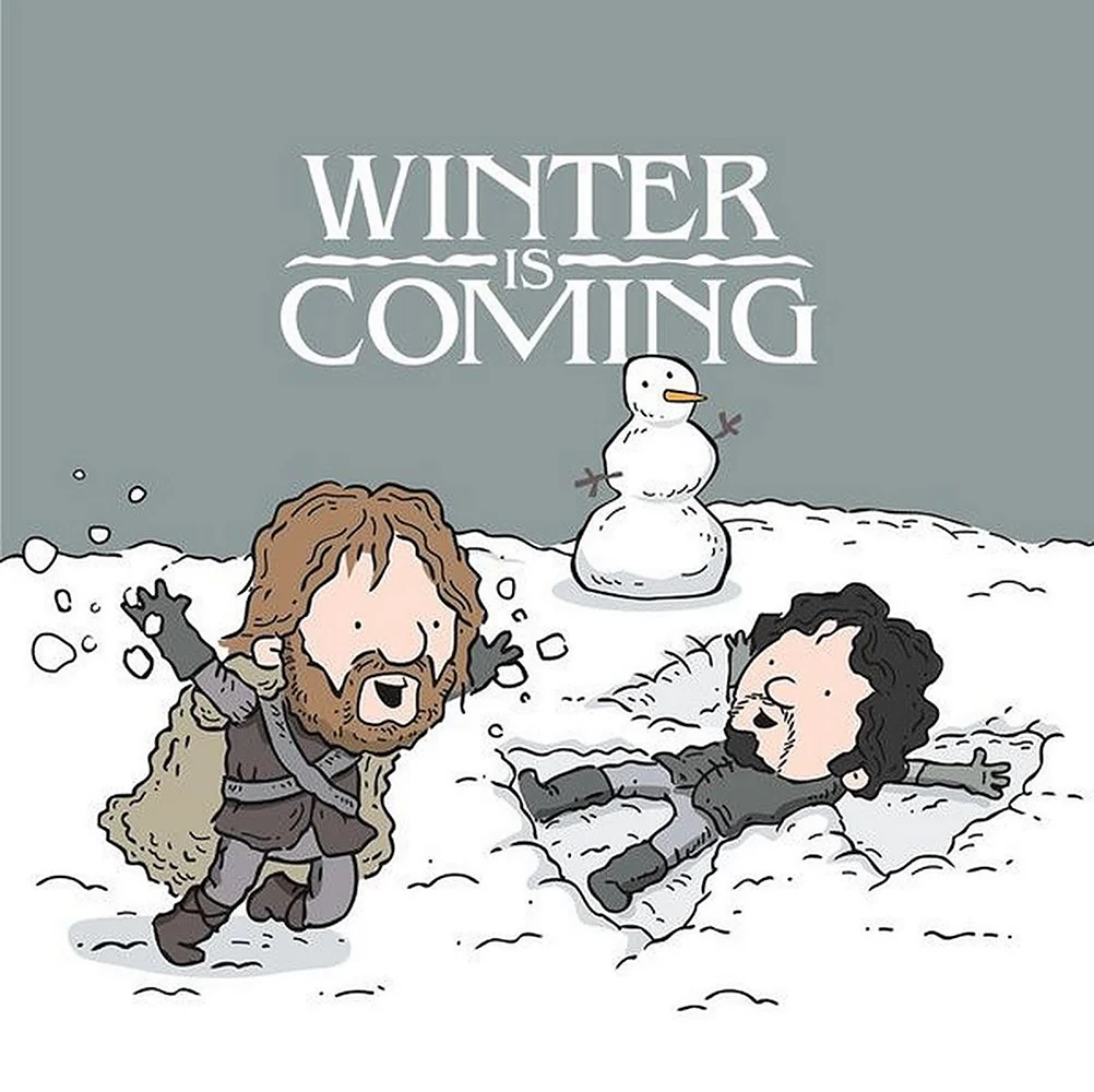 Winter is coming игра престолов. Картинка