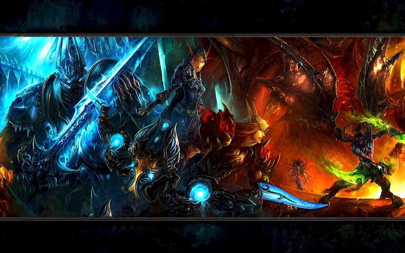 World of Warcraft lich King игра. Картинка