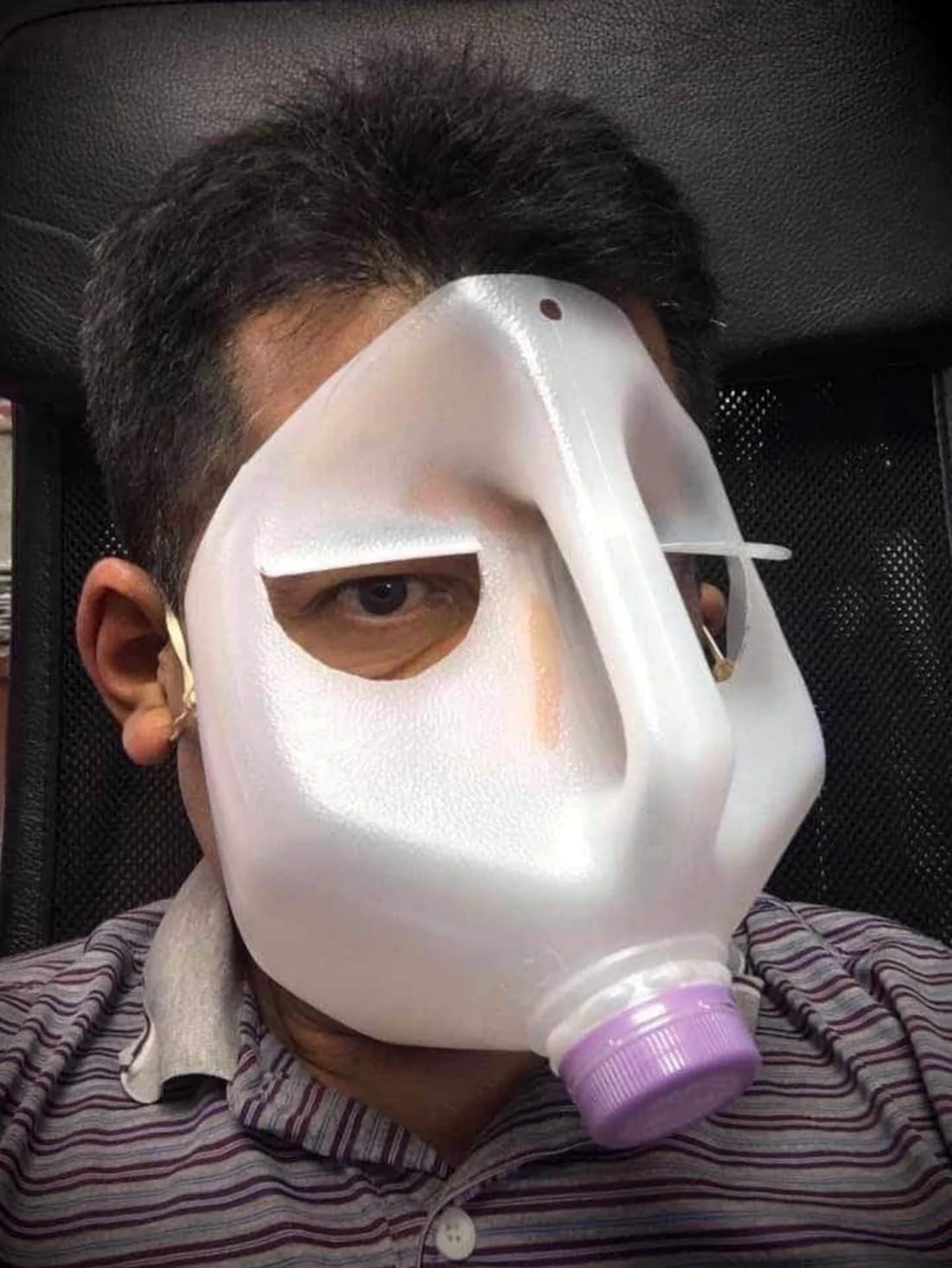 Защитная маска прикол. Прикольная картинка