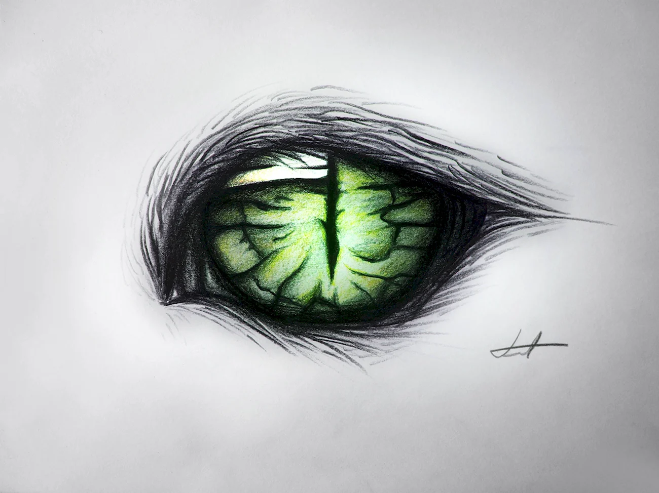 Зеленые глаза арт. Для срисовки