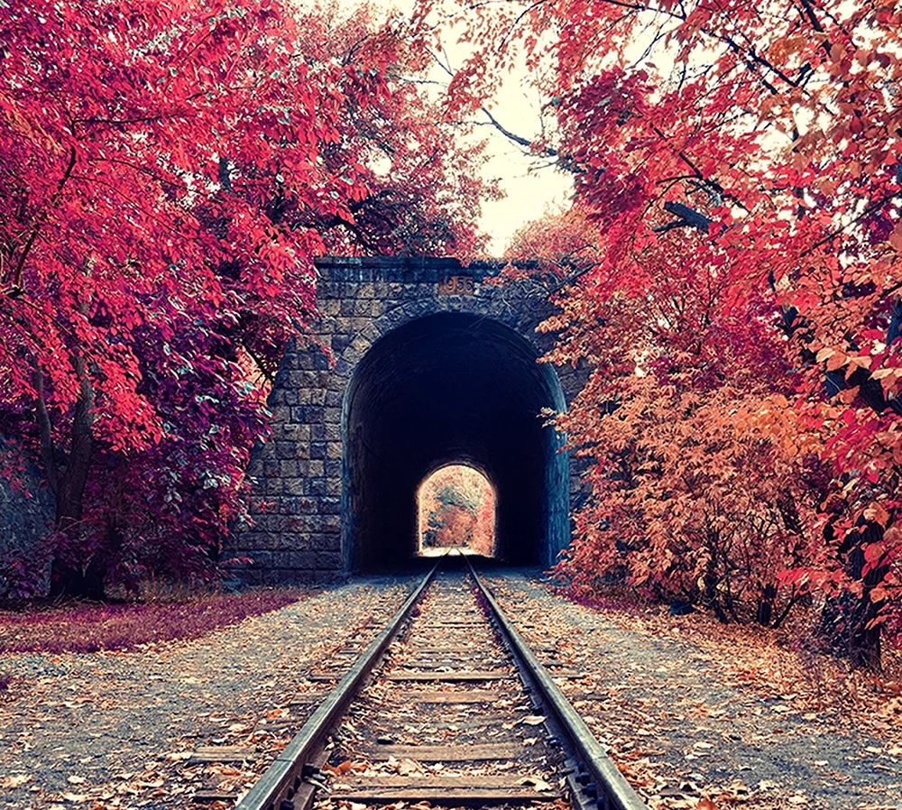 Железная дорога Ереван тоннель. Красивая картинка