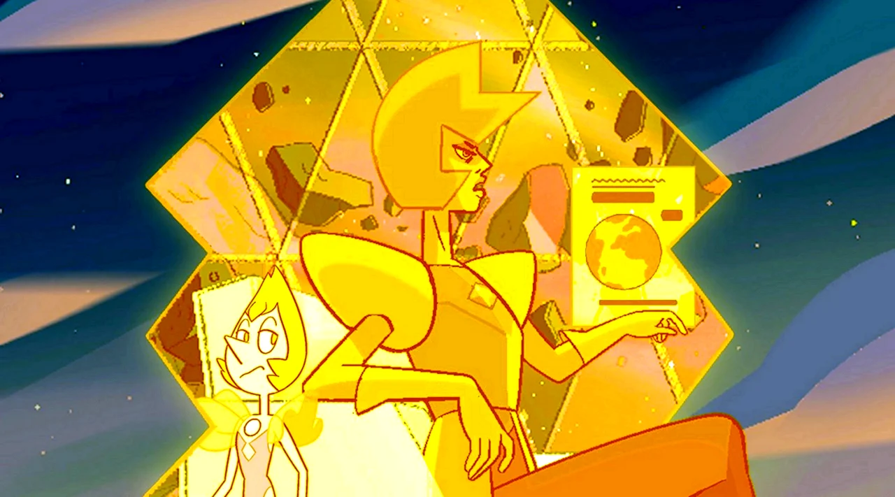 Жёлтый Алмаз Вселенная Стивена Скриншоты. Картинка из мультфильма
