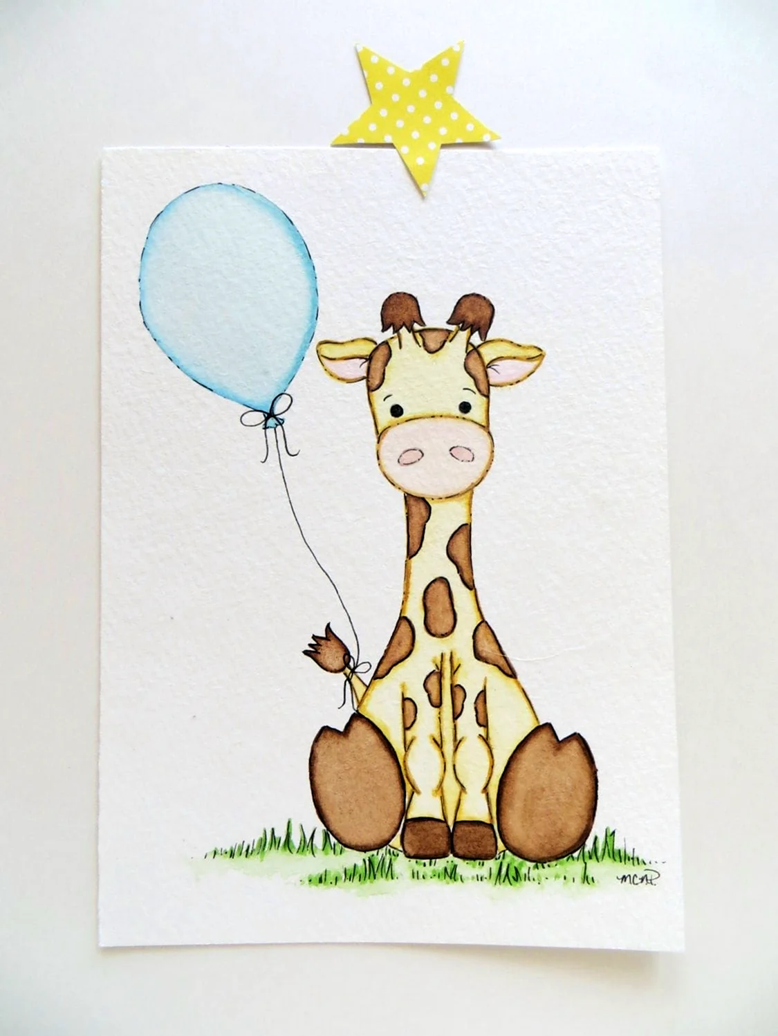 Жираф для срисовки для детей. Для срисовки