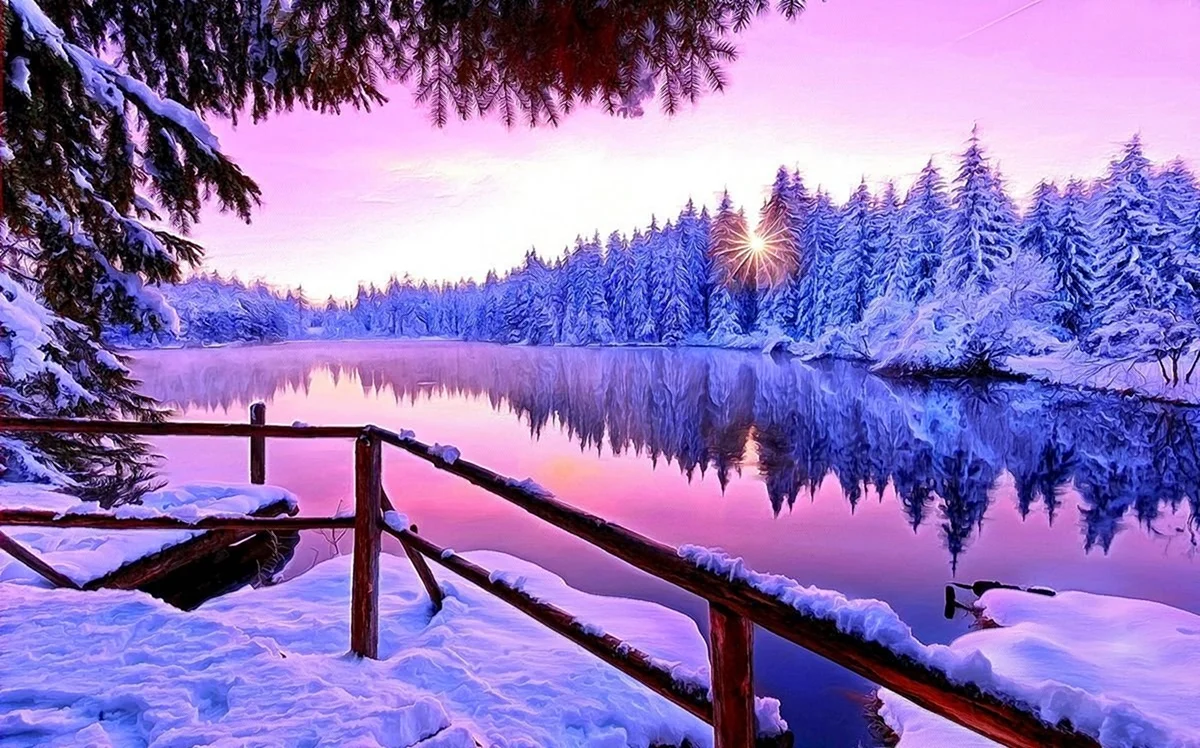 Зима. Красивая картинка