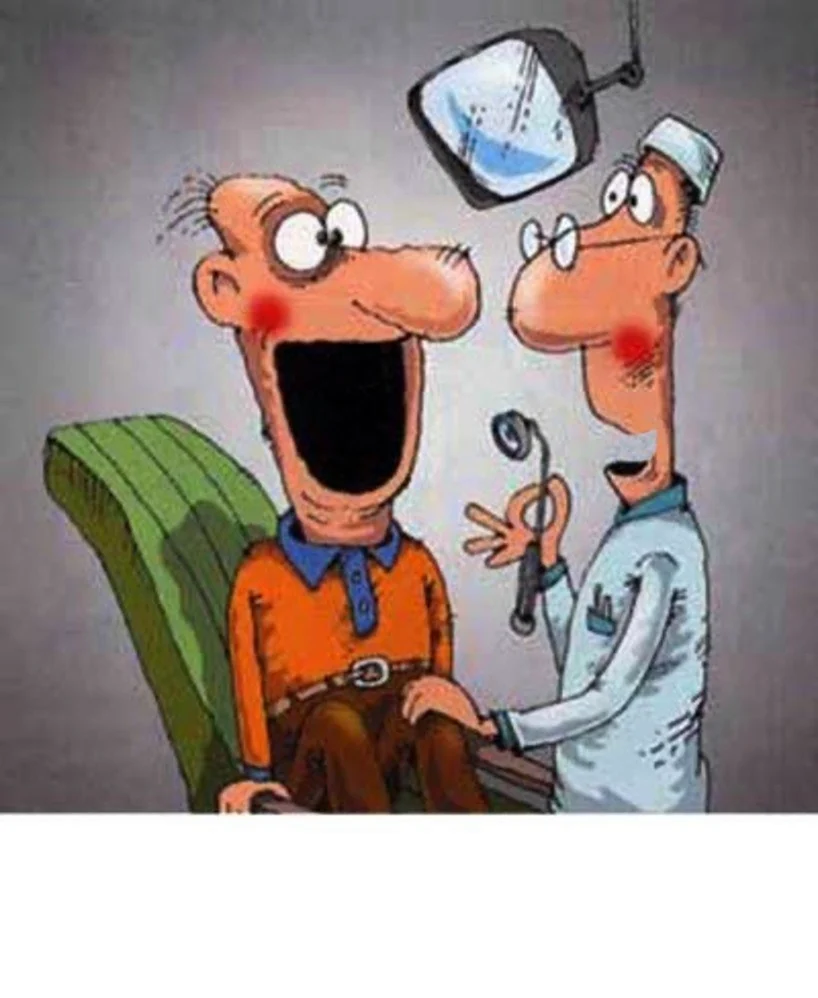 Зубной врач карикатура. Прикольная картинка