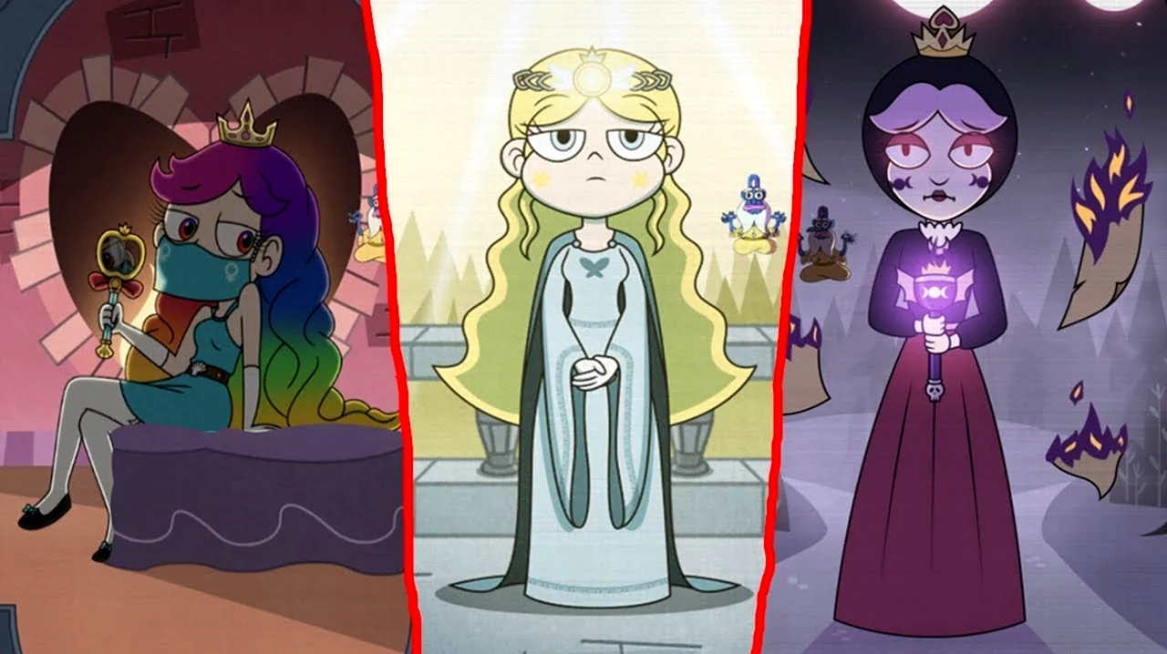 Звёздная принцесса и силы зла королевы МЬЮНИ. Картинка из мультфильма