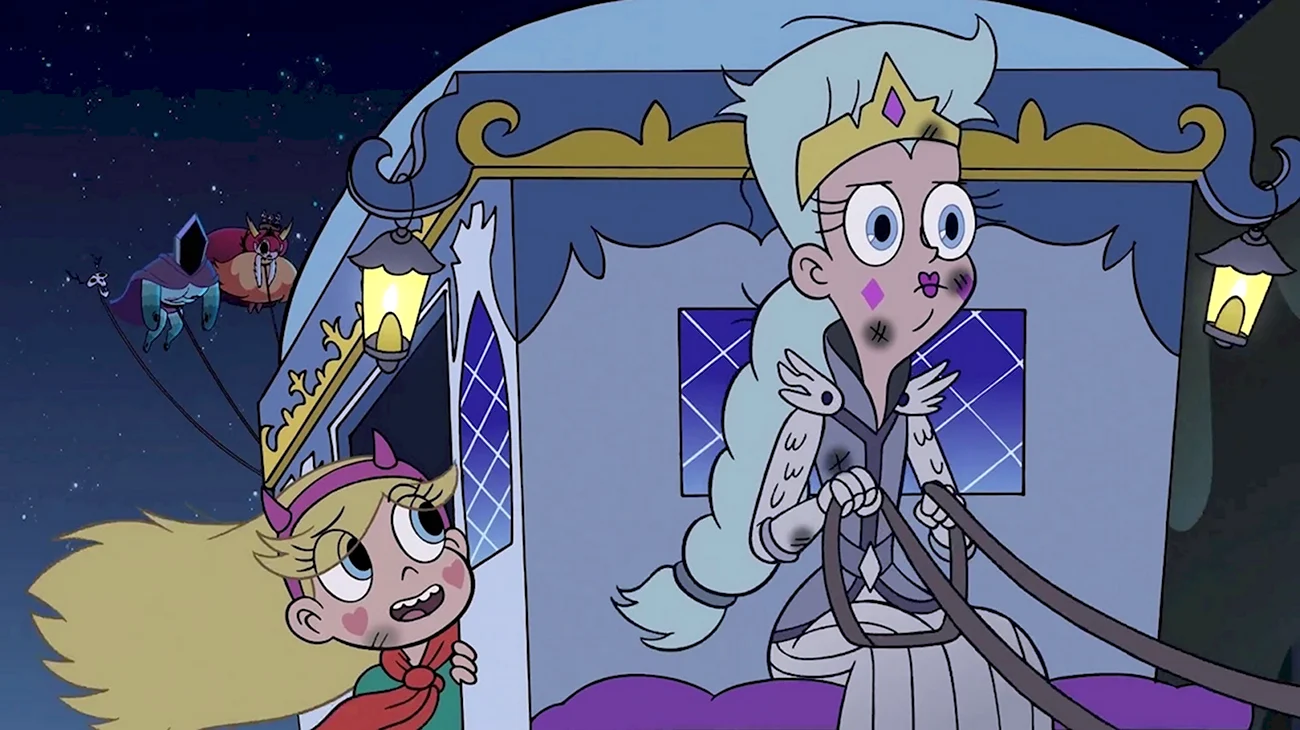 Звёздная принцесса серия битва за МЬЮНИ. Картинка из мультфильма