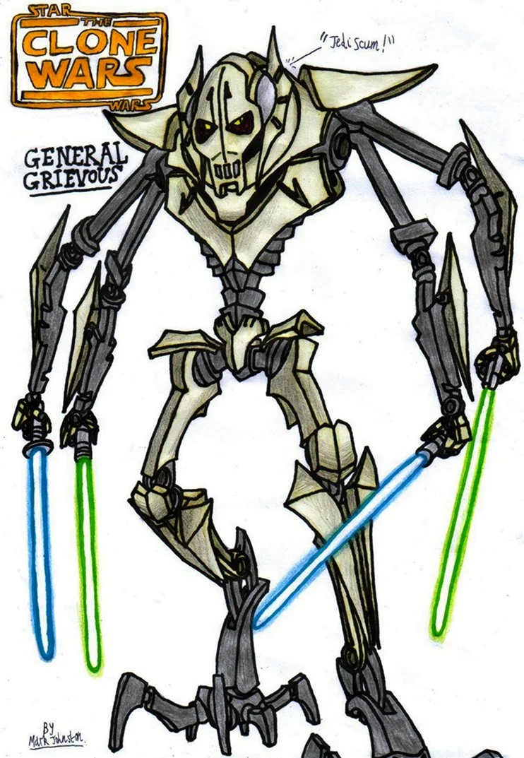 Звездные войны генерал Гривус 2003. Картинка из мультфильма